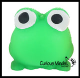 LAST CHANCE - LIMITED STOCK  - SALE - Mini Puffer Frogs - Small Novelty Toy - Party Favors - Air Filled Sensory Fidget Toys
