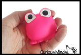 LAST CHANCE - LIMITED STOCK  - SALE - Mini Puffer Frogs - Small Novelty Toy - Party Favors - Air Filled Sensory Fidget Toys