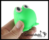 LAST CHANCE - LIMITED STOCK  - SALE - Mini Puffer Frogs - Small Novelty Toy - Party Favors - Air Filled Sensory Fidget Toys