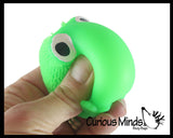 LAST CHANCE - LIMITED STOCK  - SALE - Mini Puffer Frogs - Small Novelty Toy - Party Favors - Air Filled Sensory Fidget Toys