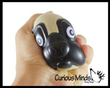 LAST CHANCE - LIMITED STOCK  - Cute Pug Dog Squeeze Foam Stress Balls  -  Sensory, Stress, Fidget Toy Doggy