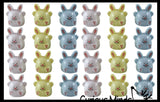 Bunny Rabbit Pull Back Racer Cars - Easter Themed Small Toys - Easter Egg Filler Set - Small Toy Prize Assortment Egg Hunt