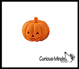 Jack-O-Lantern Pumpkin Pencil Top Erasers - Trick or Treat Party Favors - Halloween