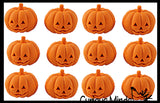 Jack-O-Lantern Pumpkin Pencil Top Erasers - Trick or Treat Party Favors - Halloween