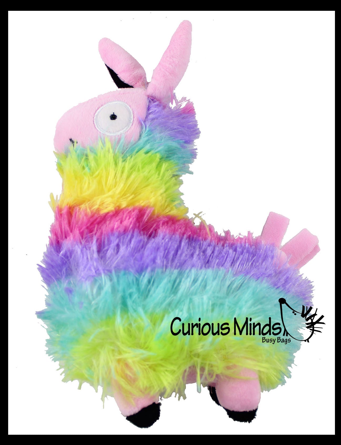 LAST CHANCE - LIMITED STOCK - Plush Rainbow Alpaca Stuffed Animal Toy - Soft Animal Plushie  Stuffie. Hairy Llama- Soft Snuggly Toy