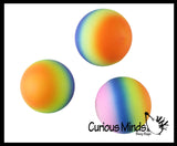 BULK - WHOLESALE - SALE - 1.75" Rainbow Doh Filled Stress Ball - Glob Balls - Squishy Gooey Shape-able Squish Sensory Squeeze Balls