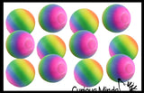 BULK - WHOLESALE - SALE - 2.5" Rainbow Doh Filled Stress Ball - Glob Balls - Squishy Gooey Shape-able Squish Sensory Squeeze Balls