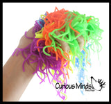 BULK - WHOLESALE - SALE - 3 Ramen Stretchy Noodle Strings Fidget Toy - Build Resistance for Strengthening Exercise, Pull, Stretchy, Fiddle