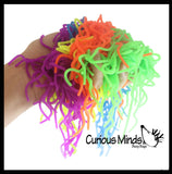 BULK - WHOLESALE - SALE - 3 Ramen Stretchy Noodle Strings Fidget Toy - Build Resistance for Strengthening Exercise, Pull, Stretchy, Fiddle
