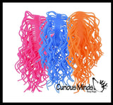 BULK - WHOLESALE - SALE - 3 Ramen Stretchy Noodle Strings Fidget Toy - Build Resistance for Strengthening Exercise, Pull, Stretchy, Fiddle