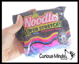 BULK - WHOLESALE - SALE - 3 Ramen Stretchy Noodle Strings Fidget Toy - Build Resistance for Strengthening Exercise, Pull, Stretchy, Fiddle