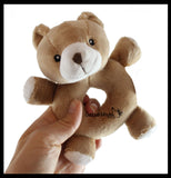 LAST CHANCE - LIMITED STOCK  - SALE - Plush Baby Animal Rattle Toy - Cute Infant Shaker