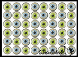 Realistic Human Eye Super Bouncy Balls - Eyeball Novelty Party Favor Toy Ophthalmologist, Optometry Anatomy
