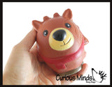 Reindeer Slow Rise Squishy Toy - Memory Foam Squish Stress Ball - Winter Christmas