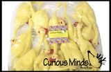 Large 8" Stretchy Rubber Chicken Stretch Toy Fidget - Novelty Toy