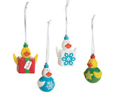 LAST CHANCE - LIMITED STOCK -  Rubber Duckie Christmas Ornaments - Ducks - Cute Holiday Party Favor Decoration Gifts