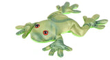 Frog Sand Filled Animal Toy - Heavy Weighted Sandbag Animal Plush Bean Bag Toss - Shimmering Glitter