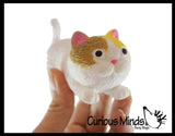 2 Pets - Cat and Dog Stretchy Sand Filled - Kitty Doggy Lover Sensory Fidget Toy Weighted