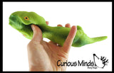 Sand Filled Squishy Dinosaur - Moldable Sensory, Stress, Squeeze Fidget Toy ADHD Special Needs Soothing Dino