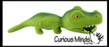 Sand Filled Squishy Dinosaur - Moldable Sensory, Stress, Squeeze Fidget Toy ADHD Special Needs Soothing Dino