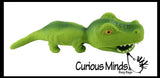 Sand Filled Squishy Dinosaur - Moldable Sensory, Stress, Squeeze Fidget Toy ADHD Special Needs Soothing Dino