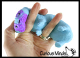 Stretchy Pug Dog Crushed Bead Sand Filled - Doggy Lover Sensory Fidget Toy Weighted