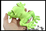 Frog Sand Filled Animal Toy - Heavy Weighted Sandbag Animal Plush Bean Bag Toss - Shimmering Glitter