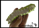Sand Filled Grub Squishy - Moldable Sensory, Stress, Squeeze Fidget Toy ADHD Special Needs Soothing Bug