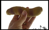 Sand Filled Grub Squishy - Moldable Sensory, Stress, Squeeze Fidget Toy ADHD Special Needs Soothing Bug