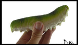 Sand Filled Grub Squishy - Moldable Sensory, Stress, Squeeze Fidget Toy ADHD Special Needs Soothing Bug