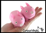 Pig Sand Filled Squishy - Piggie Moldable Sensory, Stress, Squeeze Fidget Toy ADHD Special Needs Soothing