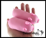 Pig Sand Filled Squishy - Piggie Moldable Sensory, Stress, Squeeze Fidget Toy ADHD Special Needs Soothing