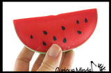Watermelon Sand Filled Fruits - Watermelon - Moldable Sensory, Stress, Squeeze Fidget Toy ADHD Special Needs Soothing