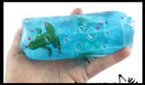 Jumbo Colorful Sealife Animal Water Filled Tube Snake Stress Toy - Squishy Wiggler Sensory Fidget Ball