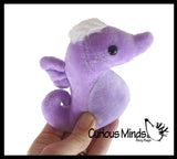 Cute Small Seahorse Plush Stuffed Animals- Adorable Tiny Mini Plushie