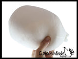 Chubby Plush Harp Seal Stuffed Animal Toy - Soft Squishy Roll Animal