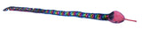 Jumbo 64" Plush Snake with Mermaid 2 Color Reversible Sequin Scales -  Stuffed Sensory Fidget Toy