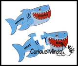 LAST CHANCE - LIMITED STOCK - Shark Synonyms Word Matching Puzzle - Cute Themed Language Arts Teacher Supply