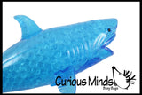 Jumbo Shark Water Bead Filled Squeeze Stress Ball  -  Sensory, Stress, Fidget Toy