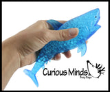 Jumbo Shark Water Gel Water Bead Filled Light Up Squeeze Stress Ball  -  Sensory, Stress, Fidget Toy