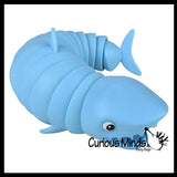 Shark Fidget - Large Wiggle Articulated Jointed Moving Sea Creature Toy - Unique