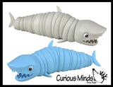 Shark Fidget - Large Wiggle Articulated Jointed Moving Sea Creature Toy - Unique