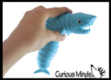 Axolotl and Shark Fidget - Large Wiggle Articulated Jointed Moving Axolotyl Toy - Unique