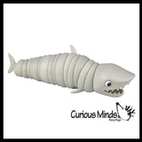Shark Fidget - Large Wiggle Articulated Jointed Moving Sea Creature Toy - Unique