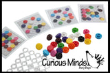 Tiny Snap Button Peg Board with Pattern Cards Toy