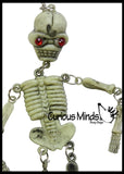LAST CHANCE - LIMITED STOCK - Moving Skeleton Keychains - Doctor - Anatomy - Halloween Spooky Favor