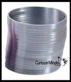 Metal Colored Magic Spring Coil Toy -  Sensory Fidget Toy - Relaxing & Mesmerizing - Stair Walking Fun Classic Toy