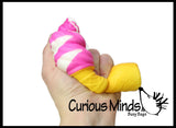 Large 6.5" Squishy Slow Rise Ice Cream Cone -  Sensory, Stress, Fidget Toy