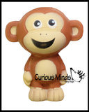Large Monkey Squishy Slow Rise Foam Animal -  Scented Sensory, Stress, Fidget Toy