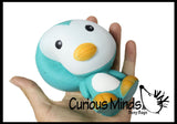 Large 5" Squishy Slow Rise Penguin -  Scented Sensory, Stress, Fidget Toy